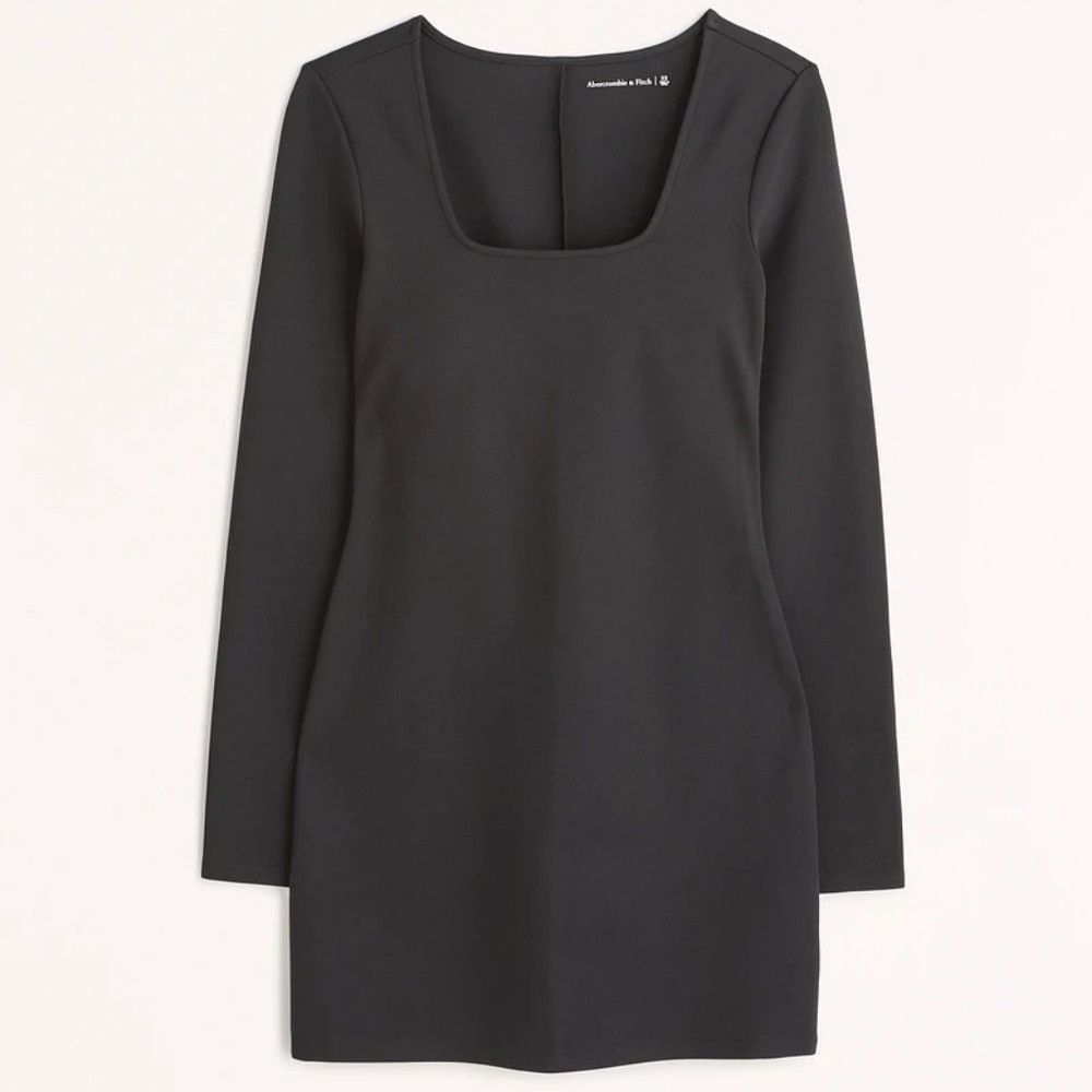 Abercrombie Split-Cuff Ponte Squareneck Mini Dres… - image 9